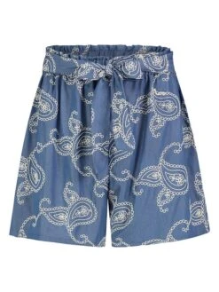 SUBLEVEL Short Blauw/crème