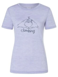 Super.natural Shirt "I Love Climbing" Lichtblauw -Limango Winkel super natural shirt i love climbing lichtblauw 2