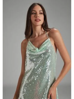 SWING Paillettenjurk Mintgroen 5 SWING Paillettenjurk Mintgroen -Limango Winkel swing paillettenjurk mintgroen 3