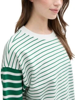 TOM TAILOR Denim Sweatshirt Groen/wit -Limango Winkel tom tailor denim sweatshirt groen wit 3