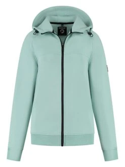 Sweatvest "Sanna" Mintgroen -Limango Winkel travelin sweatvest sanna mintgroen 2