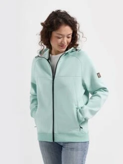 Sweatvest "Sanna" Mintgroen