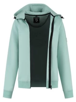Sweatvest "Sanna" Mintgroen -Limango Winkel travelin sweatvest sanna mintgroen 3