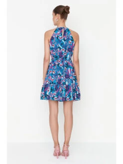 Trendyol Jurk Blauw/paars/donkerblauw -Limango Winkel trendyol jurk blauw paars donkerblauw 4