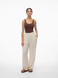 Vero Moda Broek "Queeny" Crème 5 Vero Moda Broek "Queeny" Crème -Limango Winkel vero moda broek queeny creme 3
