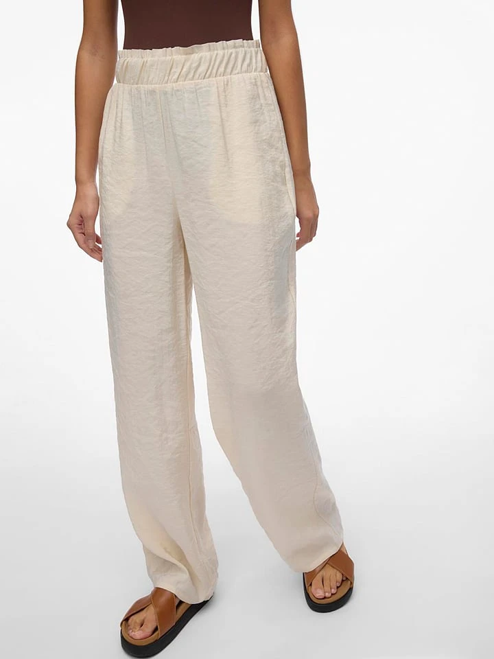 Broek "Queeny" crème Vero Moda Broek "Queeny" Crème -Limango Winkel vero moda broek queeny creme