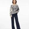 Vero Moda Trui Grijs/crème -Limango Winkel vero moda trui grijs creme