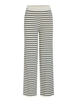 Vila Broek "Vilipsa" Wit/zwart -Limango Winkel vila broek vilipsa wit zwart 4
