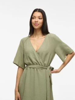 Vila Jurk "Josa" Olijfgroen -Limango Winkel vila jurk josa olijfgroen 4