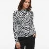 Vila Longsleeve "Vileoa" Wit/zwart -Limango Winkel vila longsleeve vileoa wit zwart