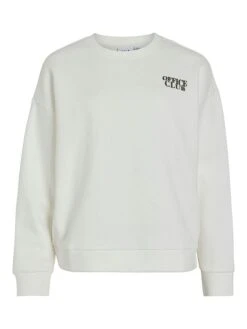 Vila Sweatshirt "Vimaldea" Lichtgrijs