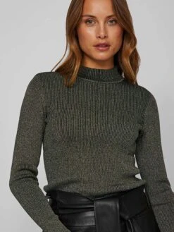 Vila Trui Zwart/groen -Limango Winkel vila trui zwart groen 3