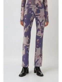 WEEKDAY Broek Pruimkleurig/lila