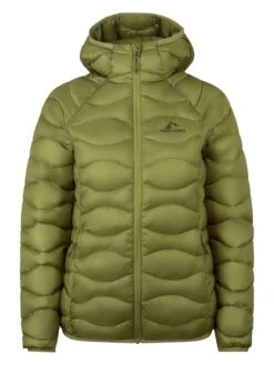 Doorgestikte Jas "Dynjandi" Kaki