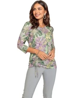 Longsleeve Groen/paars