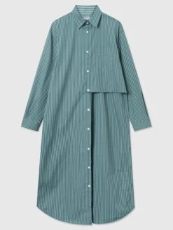 Wood Wood Jurk "Jaden" Groen