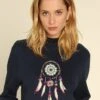 Sweatshirt "Dreamcatcher" Donkerblauw -Limango Winkel wooop sweatshirt dreamcatcher donkerblauw