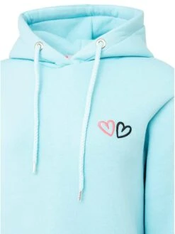 Hoodie "Lima" Turquoise -Limango Winkel zwillingsherz hoodie lima turquoise 3