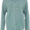 Sweatshirt "Love Is Art" Turquoise -Limango Winkel zwillingsherz sweatshirt love is art turquoise